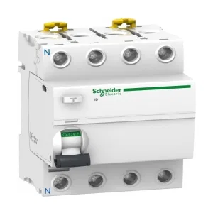 Schneider Electric A9R21463 Устройство защитного отключения (УЗО) Acti9 iID, 4 полюса, 63 А, 30 мА, тип A (ШНАЙДЕР) Schneider Electric A9R21463 Устройство защитного отключения (УЗО) Acti9 iID, 4 полюса, 63 А, 30 мА, тип A (ШНАЙДЕР)