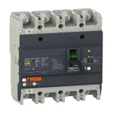 Силовой автомат Schneider Electric Easypact EZC 250, TM-D c диф защитой, 25кА, 4P, 80А