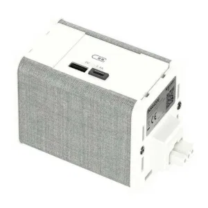 Unica System+ Блок 2xUSB A//C БЕЛЫЙ//СЕРАЯ ТКАНЬ (ШНАЙДЕР) Unica System+ Блок 2xUSB A//C БЕЛЫЙ//СЕРАЯ ТКАНЬ (ШНАЙДЕР)