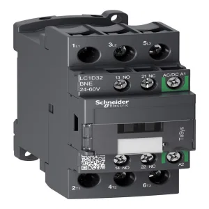 КОНТАКТОР D 3P AC3 440В 32A, КАТУШКА УПР. 24-60В AC/DC, ЗАЖИМ ПОД ВИНТ (ШНАЙДЕР) КОНТАКТОР D 3P AC3 440В 32A, КАТУШКА УПР. 24-60В AC/DC, ЗАЖИМ ПОД ВИНТ (ШНАЙДЕР)