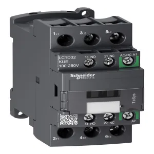 КОНТАКТОР D 3P AC3 440В 32A, КАТУШКА УПР. 100-250В AC/DC, ЗАЖИМ ПОД ВИНТ (ШНАЙДЕР) КОНТАКТОР D 3P AC3 440В 32A, КАТУШКА УПР. 100-250В AC/DC, ЗАЖИМ ПОД ВИНТ (ШНАЙДЕР)