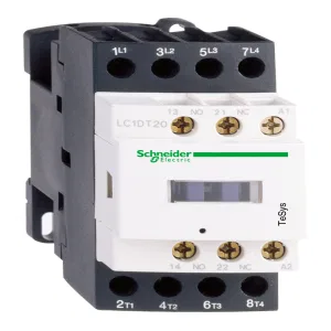 Контактор Schneider Electric TeSys LC1D 4P 20А 440/220В DC 9кВт (ШНАЙДЕР) Контактор Schneider Electric TeSys LC1D 4P 20А 440/220В DC 9кВт (ШНАЙДЕР)