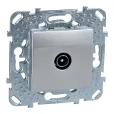 Schneider Electric MGU5.464.30ZD TV-розетка оконечная, алюминий, Unica