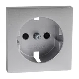Schneider Electric Merten System M MTN2330-0460 - накладка на розетку, алюминий, со шторками, 16 А