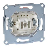 Механизм выключателя 1-клавишного двухполюсного Schneider Electric Коллекции Merten, скрытый монтаж