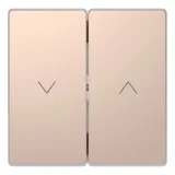 Schneider Electric MTN3855-6051, клавиша для жалюзийного выключателя, шампань
