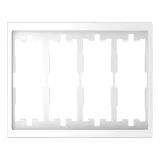 Schneider Electric MTN4040-6535 Рамка Merten D-Life на 4 поста, белый лотос