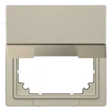 Schneider Electric Merten System Design MTN4081-6033 Адаптер с крышкой для интеграции System M в D-Life, сахара