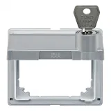 Schneider Electric MERTEN AQUADESIGN (System M) крышка для розетки IP44 с заземлением, с крышкой, алюминий MTN516360