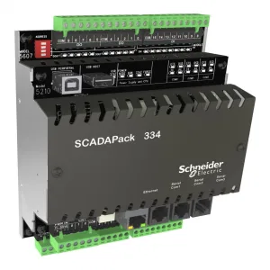 SCADAPack 334 RTU,2 потока,Ladders,24В,реле,2 A/O (ШНАЙДЕР) SCADAPack 334 RTU,2 потока,Ladders,24В,реле,2 A/O (ШНАЙДЕР)