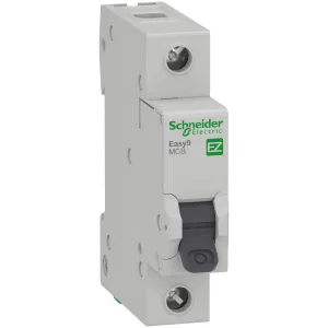 Schneider Electric EZ9F34163 Автоматический выключатель Easy9, 1 полюс, 63 A, тип C (ШНАЙДЕР) Schneider Electric EZ9F34163 Автоматический выключатель Easy9, 1 полюс, 63 A, тип C (ШНАЙДЕР)