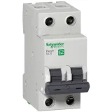 Schneider Electric Easy9 EZ9F34225 Автоматический выключатель, 2 полюса, 25 A, характеристика C, 4,5 kA