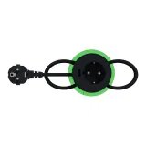 Schneider Electric INS44005 Встраиваемый блок с розеткой 2К+З и USB A, антрацит