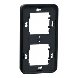 Schneider Electric MUR34151 Mureva S, двухпостовая вертикальная рамка, антрацит, IP55