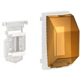Schneider Electric Unica Modular адаптер для монтажа до двух модульных устройств по 18 мм NU9800, белый