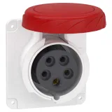Schneider Electric PKF16G735 — промышленная розетка 16 А, 3P+N+PE, IP67, 380 В