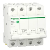 R9F02425 Автоматический выключатель Schneider Electric Resi9, 4 полюса, 25A, тип B, 6kA
