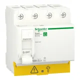 Schneider Electric Resi9 Устройство защитного отключения (УЗО) R9R61463, 4 полюса, 63 A, 30 mA, тип A, ширина 4 DIN-модуля